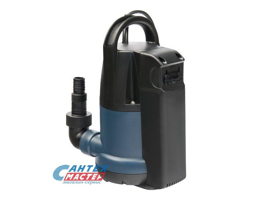 Насос погружной Unipump SUB 257 P, 6 м³/час, напор 6 м, 0.25 кВт, кабель 10 м, дренажный, с нижним забором (фекальный, канализационный), с поплавком, вихревой, электрический, для откачки чистой, грязной (до 5 мм) воды