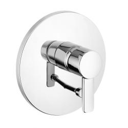 Смеситель для душа скрытого монтажа KLUDI ZENTA, однорычажный, керамический, латунь. цвет хром