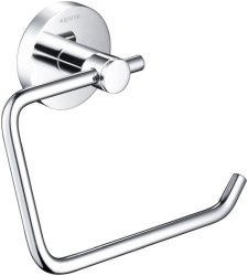 Держатель для туалетной бумаги Aquatek Европа без крышки, цвет хром, настенный, латунь/нержавеющая сталь, форма квадратная, для туалета/ванной, бумагодержатель