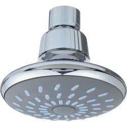 Верхний душ Melodia Standard Middle круглая, d90 мм серый/хром, ABS-пластик, тропический душ, для душа/ванной 20497/ MKP20497