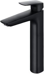 Смеситель для раковины/умывальника Aquatek Вега однорычажный, неповоротный, фиксированный, высокий излив длина 175 мм высота 227 мм, латунь, цвет матовый черный