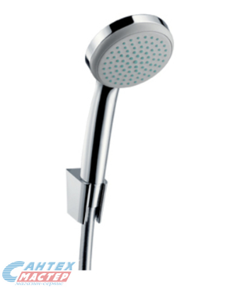 Душевая лейка Hansgrohe Croma 100 со шлангом и держателем в комплекте 27575000