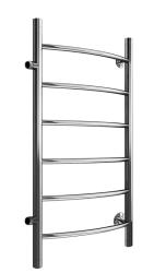 Полотенцесушитель MELODIA Classica 40*60*1" П5 м/о 50, нержавеющая сталь, водяной, цвет хром, боковое подключение 