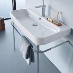 Консоль DURAVIT Happy D.2 для раковины 120х50,5х90 см, напольная, цвет хром, металлический каркас под раковину, тумба, прямоугольная