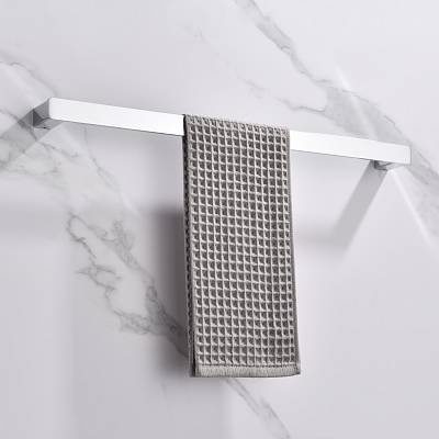 Полотенцедержатель Raglo R301.01, одинарный, 600 мм настенный, неповоротный, нержавеющая сталь, для полотенец в ванную/туалет/душевую кабину, цвет хром