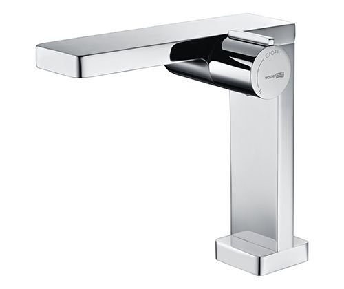 Смеситель для раковины Wasserkraft Alme однорычажный, излив длинный, длина 197 мм, керамический, латунь, цвет хром, без донного клапана