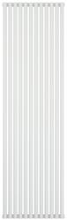 Радиатор отопления Сунержа Эстет-11 1800х540 12 секций, цвет матовый белый, универсальное подключение, нержавеющая сталь, трубчатый