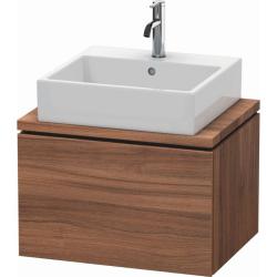 Тумба под раковину для консоли/столешницы Duravit L-Cube 62х47,7х40 см, подвесная, ДСП, цвет: орех матовый, 1 выдвижной ящик, прямоугольная