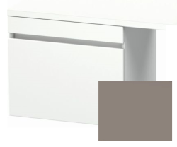 Тумба/шкафчик для консоли/столешницы Duravit DuraStyle под раковину 60х47,8х51,2 см, подвесная, ДСП, цвет: белый матовый/базальт, 1 выдвижной ящик, прямоугольная