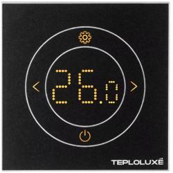 Терморегулятор электронный Теплолюкс Solus Zen Wi-Fi 16 А (3,6 кВт), цвет черный/серебро, сенсорный, для управления теплым полом 100000379500