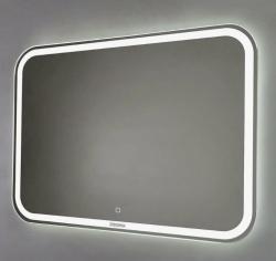 Зеркало GROSSMAN COMFORT с LED подсветкой 91,5х68,5 см цвет:белый, прямоугольное, с LED/ЛЕД подсветкой по периметру, сенсорный выключатель,  для ванны, без антизапотевания