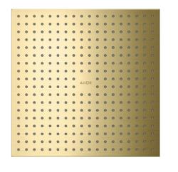 Верхний душ AXOR ShowerSolutions 300/300 2jet, потолочный/скрытый монтаж, квадратный, с 2 режимами, размер 30х30 см, металлический, цвет: полированная медь, для душа/ванной