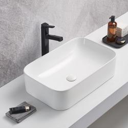 Раковина/умывальник Comforty, 50,5х38 см, накладная, прямоугольная, санфарфор, цвет белый, без отверстия под смеситель, без слив-перелива, умывальник