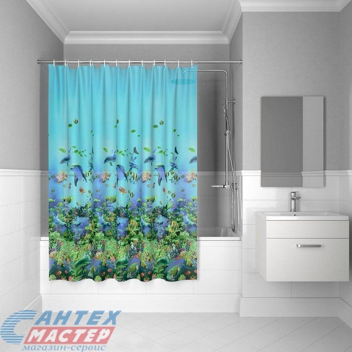 Шторка Iddis для ванной комнаты Promo 180х180 P22PV11i11