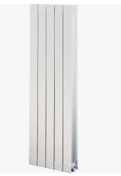 Радиатор Global Oscar 1600/5 алюминиевый, боковое подключение, для отопления квартиры, дома, водяные, мощность 2135 Вт, настенный, цвет белый