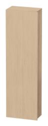 Пенал Duravit DuraStyle, 40x24x140 см, подвесной, (левый), с дверцей, с полкой, со стеклянными полками, цвет: натуральный дуб, в ванную комнату