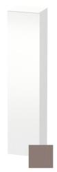 Пенал Duravit DuraStyle, 40x36x180 см, подвесной, (левый), с дверцей, с полкой, со стеклянными полками, цвет: базальт/белый матовый, в ванную комнату