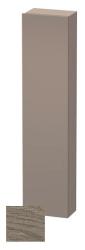 Пенал Duravit DuraStyle, 40x24x180 см, подвесной, (правый), с дверцей, с полкой, со стеклянными полками, цвет: дуб терра/базальт, в ванную комнату