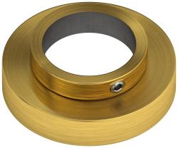 Отражатель Сунержа TUBE 3/4", диаметр 26.9 мм, нержавеющая сталь, цвет состаренная латунь, для полотенцесушителей, глубокий, с прямыми гранями