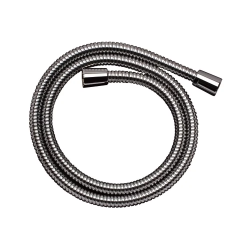 Шланг для душа Axor 200 см, 1/2” и 1/2”  для душа/лейки/ванны, в металлической оплетке, без лейки, внутренняя резьба, металлический, цвет хром, душевой, для душа/ванной