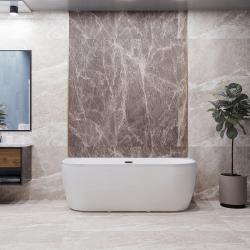 Панель фронтальная РАДОМИР к ванне Вальс Макси 180х80 СЪЕМНАЯ 180х55 см, акриловая, белая, (экран для ванны) овальная, фронтальная панель
