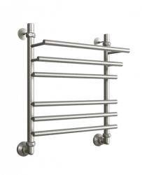 Полотенцесушитель Двин F Primo 60/50, водяной (1"-3/4"-1/2" К3 сатин), универсальное подключение, нержавеющая сталь, настенный, форма лесенка, цвет сатин, к отоплению и ГВС, для отопления, обогрева в ванной