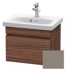 Тумба/шкафчик для консоли/столешницы Duravit DuraStyle под раковину 60х47,8х51,2 см, подвесная, ДСП, цвет: орех темный/базальт, 1 выдвижной ящик, прямоугольная