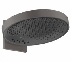 Верхний душ Hansgrohe Rainfinity 360 3jet, настенный монтаж, круглый, с 3 режимами: PowderRain, Intense PowderRain, RainStream, размер 36 см, алюминий, цвет шлифованный черный хром/графит Верхний душ Hansgrohe Rainfinity 360 3jet, настенный монтаж, круглый, с 3 режимами: PowderRain, Intense PowderRain, RainStream, размер 36 см, алюминий, цвет шлифованный черный хром/графит