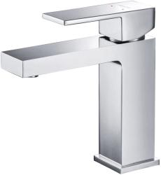 Смеситель для раковины/умывальника Aquatek Либра однорычажный, неповоротный, фиксированный, излив длина 120 мм высота 114 мм латунь, цвет хром