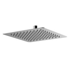 Душевая лейка верхняя Lemark, настенный/потолочный монтаж, квадратная, с 1 режимом, размер 25х25 см, нержавеющая сталь, цвет сталь, для душа/ванной, душевой