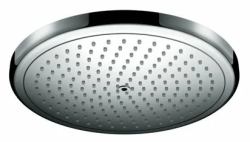 Верхний душ Hansgrohe Croma 280 Air 1jet EcoSmart, настенный/потолочный, круглый, с 1 режимом: RainAir, размер 28 см, латунь, цвет хром