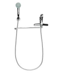 Смеситель для ванны/душа Orange OneLife, настенный, однорычажный, поворотный, длина 359 мм, керамический, полимерный, цвет хром