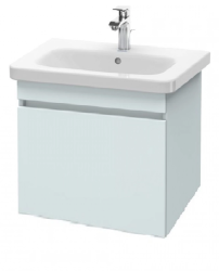 Тумба/шкафчик для консоли/столешницы Duravit DuraStyle под раковину 40х47,8х51,2 см, подвесная, ДСП, цвет: светло-голубой, 1 выдвижной ящик, прямоугольная