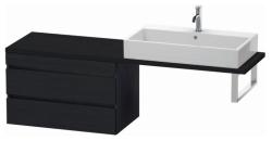 Тумба/шкафчик для консоли/столешницы Duravit DuraStyle под раковину 60х47,8х51,2 см, подвесная, ДСП, цвет: дуб черный, 2 выдвижных ящика, прямоугольная