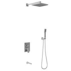 Душевая система BERGES NARDIS 3S, внутренний (скрытый монтаж),  хром, однорычажный, латунь/пластик, для ванной