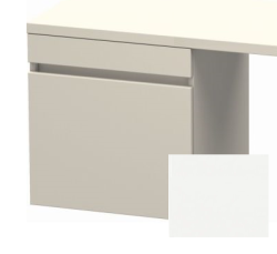 Тумба/шкафчик для консоли/столешницы Duravit DuraStyle под раковину 50х54,8х51,2 см, подвесная, ДСП, цвет: серо-коричневый/белый матовый, 1 выдвижной ящик, прямоугольная