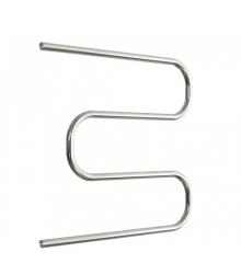 Полотенцесушитель Двин M 60/60, водяной (1" К0 Полированный), боковое подключение, нержавеющая сталь, настенный, форма М-образная, цвет хром