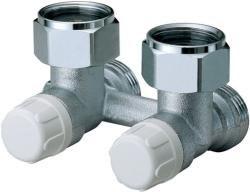 Узел нижнего подключения FAR 3/4"нр.х3/4"ЕК НГ, угловой, с подключением ЕК, хромированный FV 1421