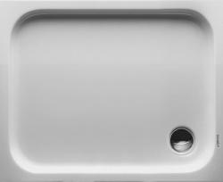 Душевой поддон Duravit D-Code Antislip 100х80х8,5, акриловый, белый, антискольжение, (без установочного комплекта, без экрана, без слива), прямоугольный