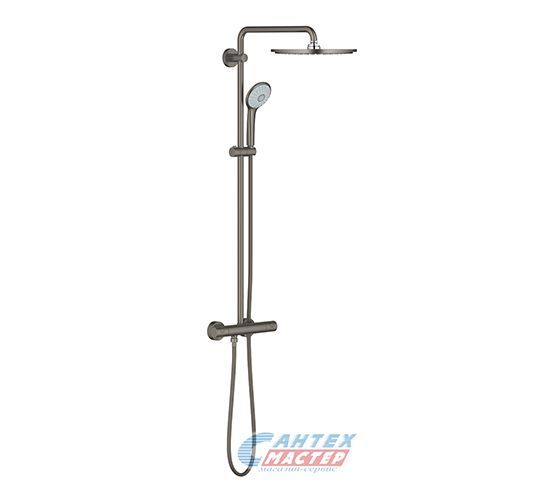 Душевая система Grohe Euphoria XXL 310 с термостатическим смесителем без излива темный графит матовый 26075AL0