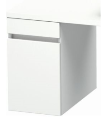 Тумба/шкафчик для консоли/столешницы Duravit DuraStyle под раковину 30х54,8х51,2 см, подвесная, ДСП, цвет: белый матовый, 1 выдвижной ящик, прямоугольная