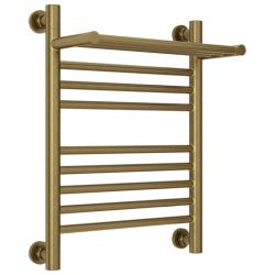 Полотенцесушитель Сунержа "Богема+ с полкой" 500х400 водяной, цвет состаренная бронза