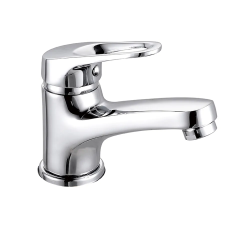 Смеситель для раковины/умывальника VIEIR однорычажный, неповоротный, длина излива 115 мм, латунь, цвет хром