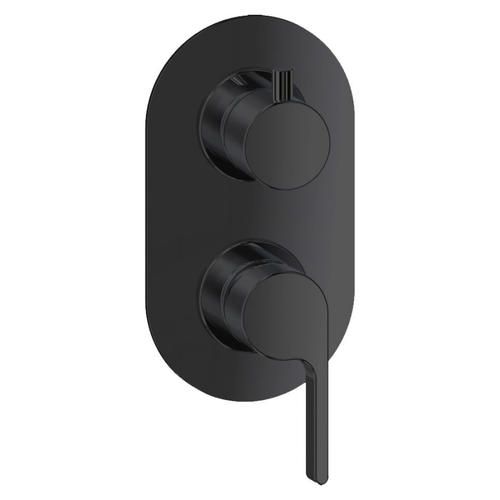 Смеситель для душа Webert DoReMi однорычажный, скрытого монтажа, керамический, настенный, без излива/шланга/лейки, латунь черный