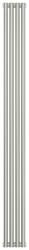 Радиатор отопления Сунержа Эстет-11 1800х180 4 секции, универсальное подключение, нержавеющая сталь, трубчатый