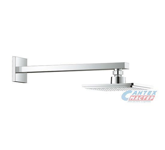 Верхний душ Grohe Euphoria Cube 150 с душевым кронштейном хром 26073000