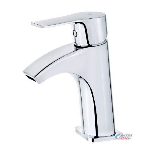 Смеситель для раковины Teka Palma однорычажный, излив короткий, длина 106 мм, керамический, латунь, цвет хром, без донного клапана