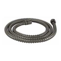 Шланг для душа WasserKRAFT Wiese, 120 см, 1/2” и 1/2”  для душа/лейки/ванны, без лейки, внутренняя резьба, ПВХ, в стальной оплетке, цвет оружейная сталь