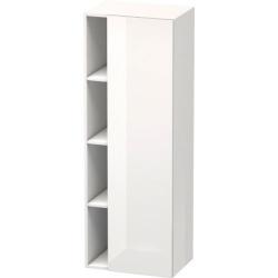 Пенал Duravit DuraStyle, 50x36x140 см, подвесной, (правый), с дверцей, с закрытыми/открытыми полками, цвет: белый глянец, в ванную комнату