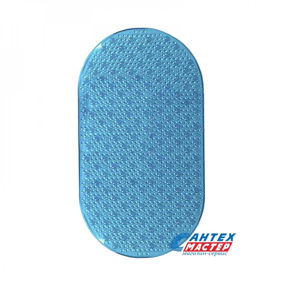 Коврик для ванны АкваЛиния 69х39 ПВХ голубой пузыри 7140